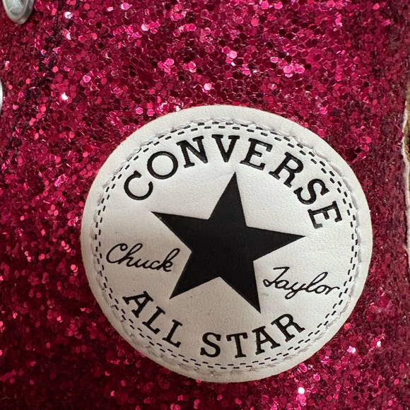 Pink Glitter Custom Converse - Picture 3 of 6